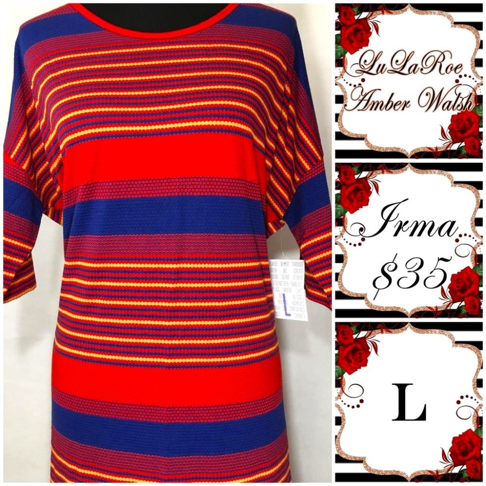 NWT LuLaroe Irma Large Top